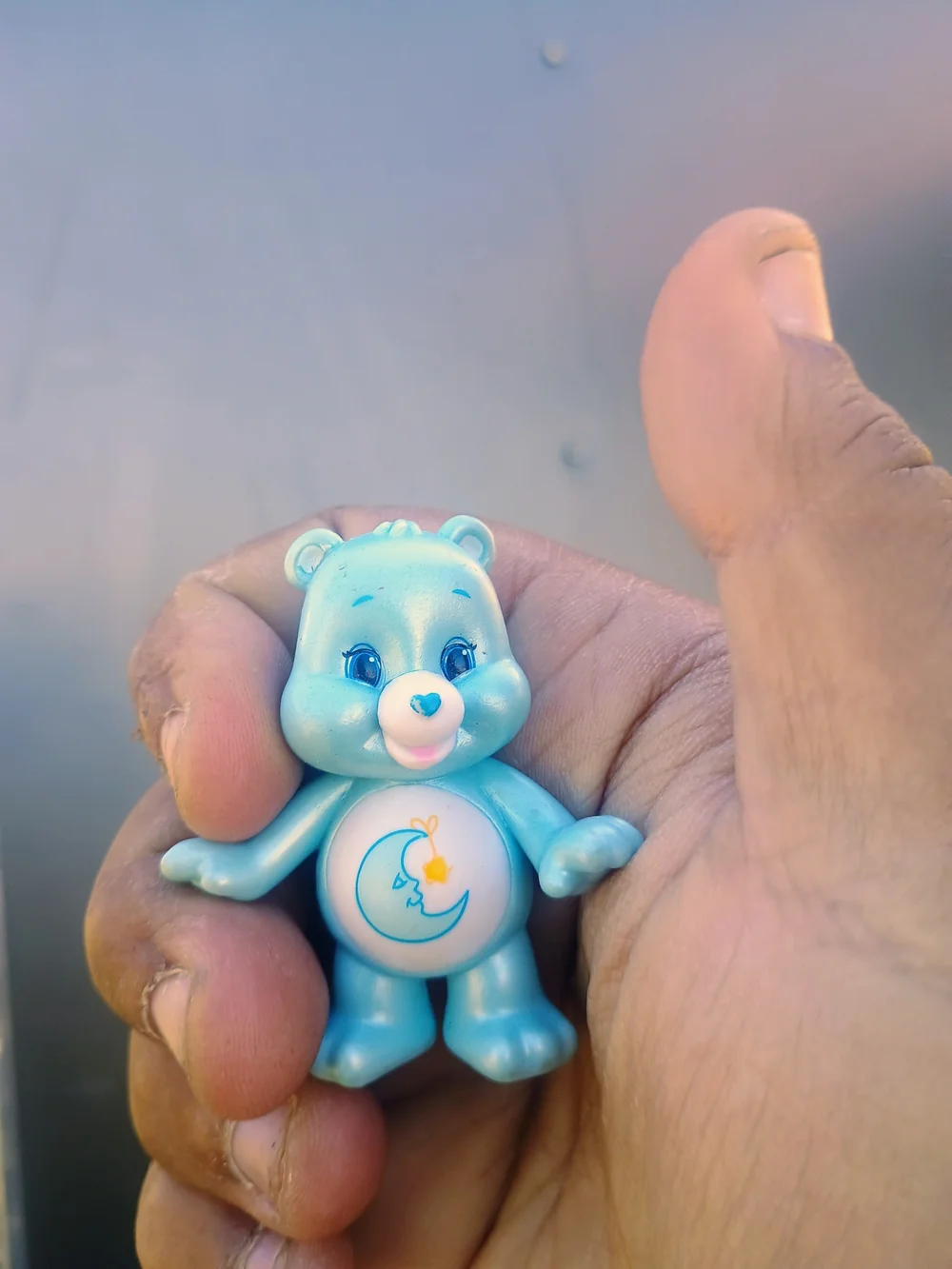 Vintage Bedtime Bear Care Bears TCFC JP Blue with Moon and Star on Belly 3
